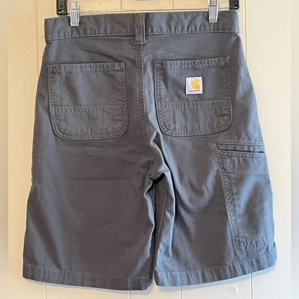 NWOT Carhartt Rugged Flex Relaxed Fit Mid-Rise 9” Canvas Work Shorts - Picture 2 of 9